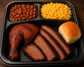 2 meat plate chicken and brisket