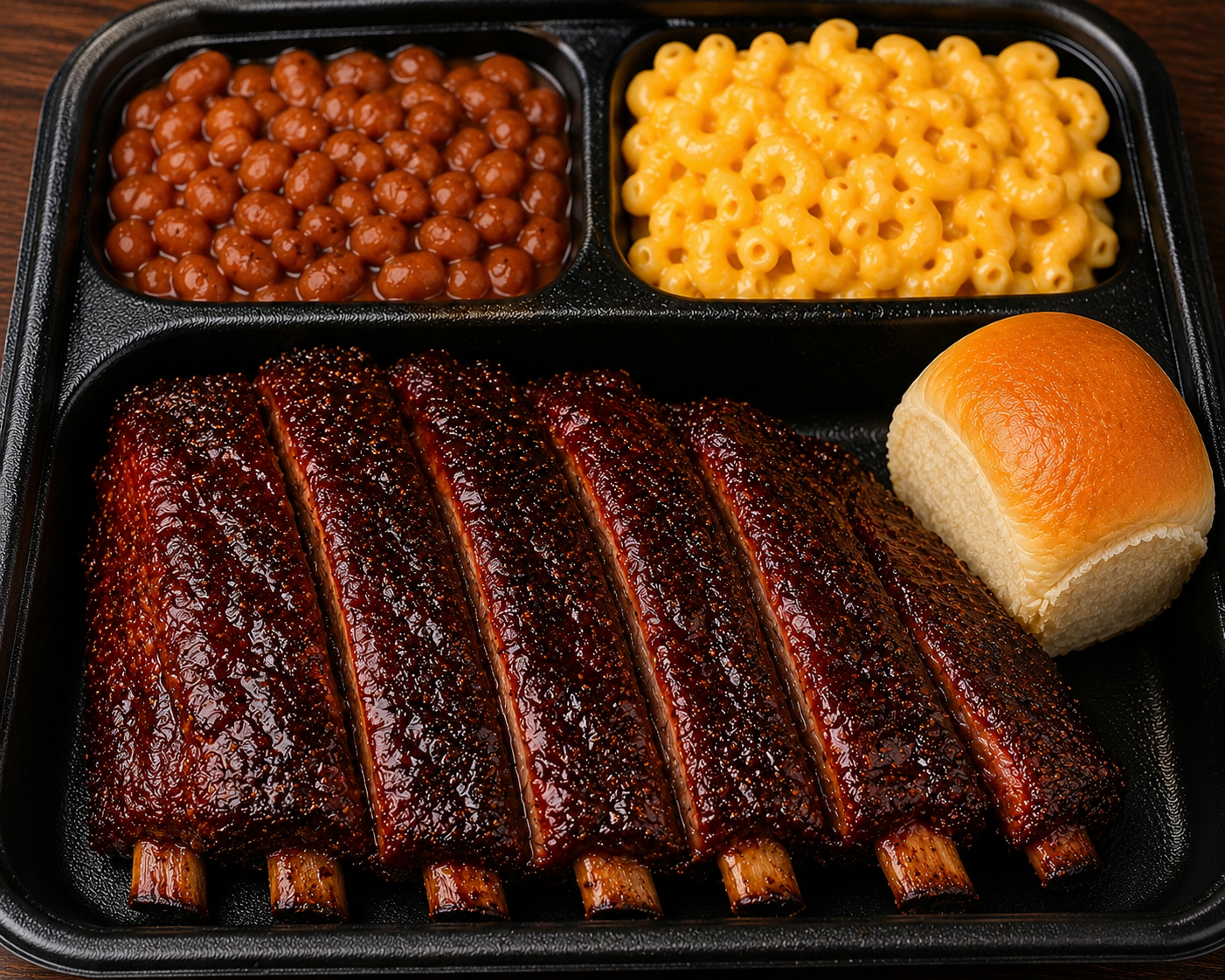 1 meat plate ribs